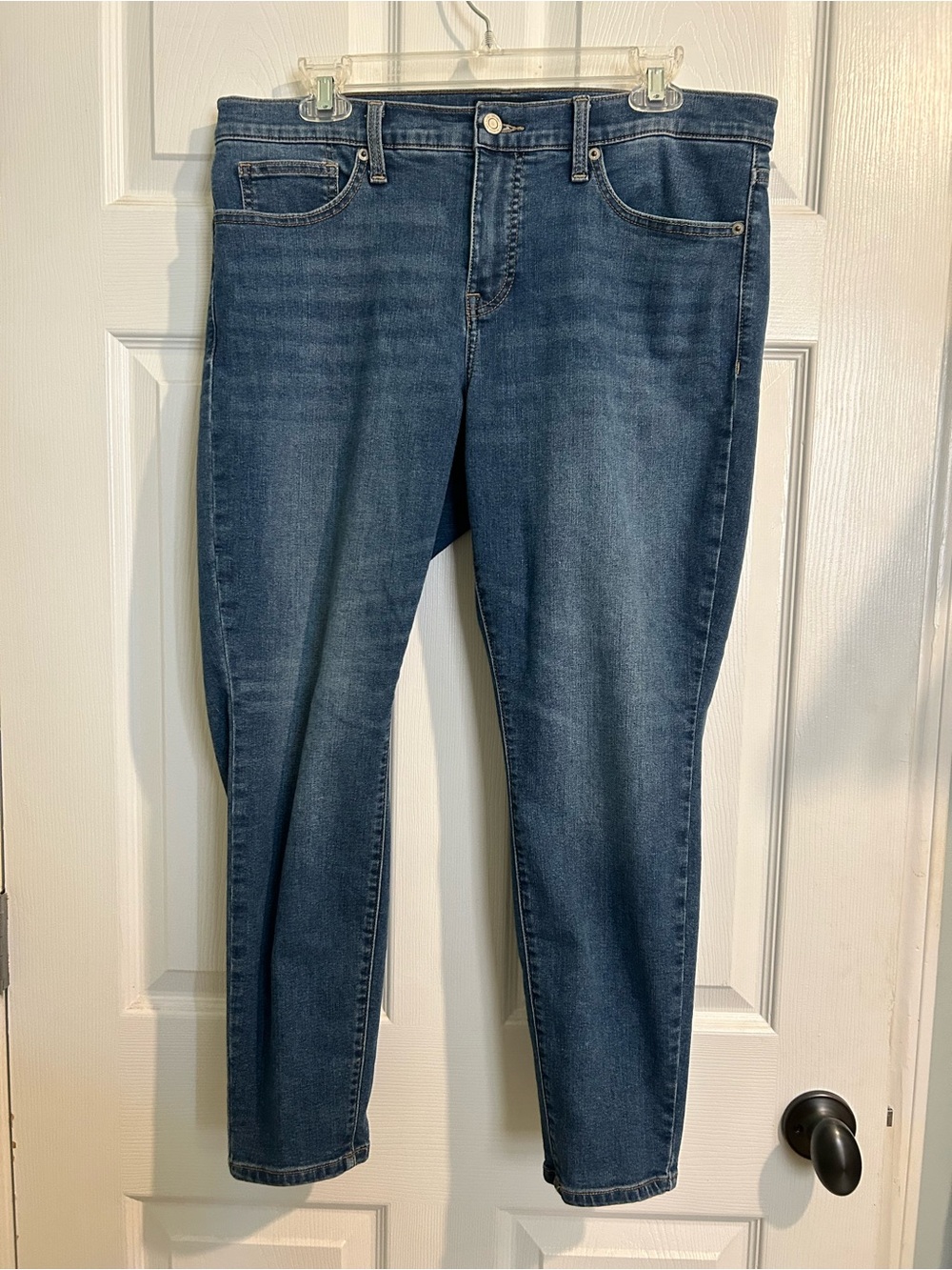 Lucky Brand Women's Skinny Jeans in Dark Blue Wash